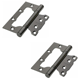 RFH-100*75*2,5 BN, петля стальная без врезки, черный никель фото