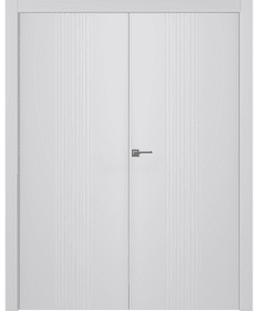 Дв.полотно Пвдгщ "Ивент 1" Эмаль Белый Нест (L=До 2,4) Smartcore Распашная двойная