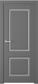 Дв.полотно Пвдчщ "Платинум 2" Эмаль Графит 2,0-0,8 Мателюкс Белый Каленый Распашная