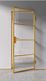 Дв.полотно Пвдоф "Спейс Апр 3" Gold 2,0-0,8 Прозрачное Каленое Распашная