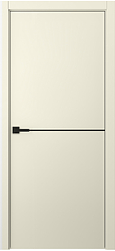 Дв.полотно Пвдгщ "Avesta 1H" Эмаль Шампань 2,0-0,9 Smartcore С Молдингом Чёрный Распашная