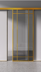 Дв.полотно Пвдгщ "Спейс Ап 8" Gold 2,0-0,9 Грей Каленый Комп 2 С Фурн №35 Gold Распашная