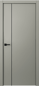 Межкомнатная дверь Avesta 1V Молдинг Чёрный Эмаль шёлк фото
