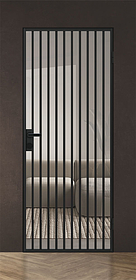 Дв.полотно Пвдгщ "Спейс Апр 10" Black 2,0-0,7 Прозрачное Каленое Распашная