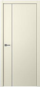 Дв.полотно Пвдгщ "Avesta 1V" Эмаль Шампань 2,0-0,6 Smartcore С Молдингом Хром Распашная