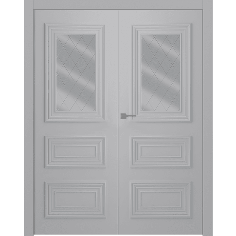 Палаццо 3/1 Эмаль светло-серый Двойная фото Палаццо 3/1 Эмаль светло-серый Двойная фото