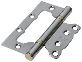 RFH-100*75*2,5 SC, петля стальная без врезки, цвет-мат.хром фото