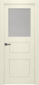 Дв.полотно Пвдощ "Инари" Эмаль Шампань 2,0-0,9 Мателюкс Белый Витраж Рис39 Распашная