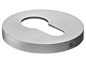 MH-KH-R6 MSC, накладка на ключевой цилиндр, на круглой розетке 6 мм, цвет - мат.сатинированный хром фото