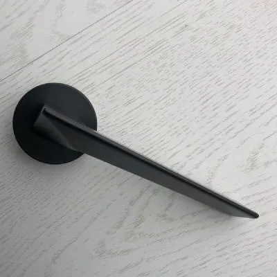 Ручка дверная Laurel LM EZ, круг, черный фото