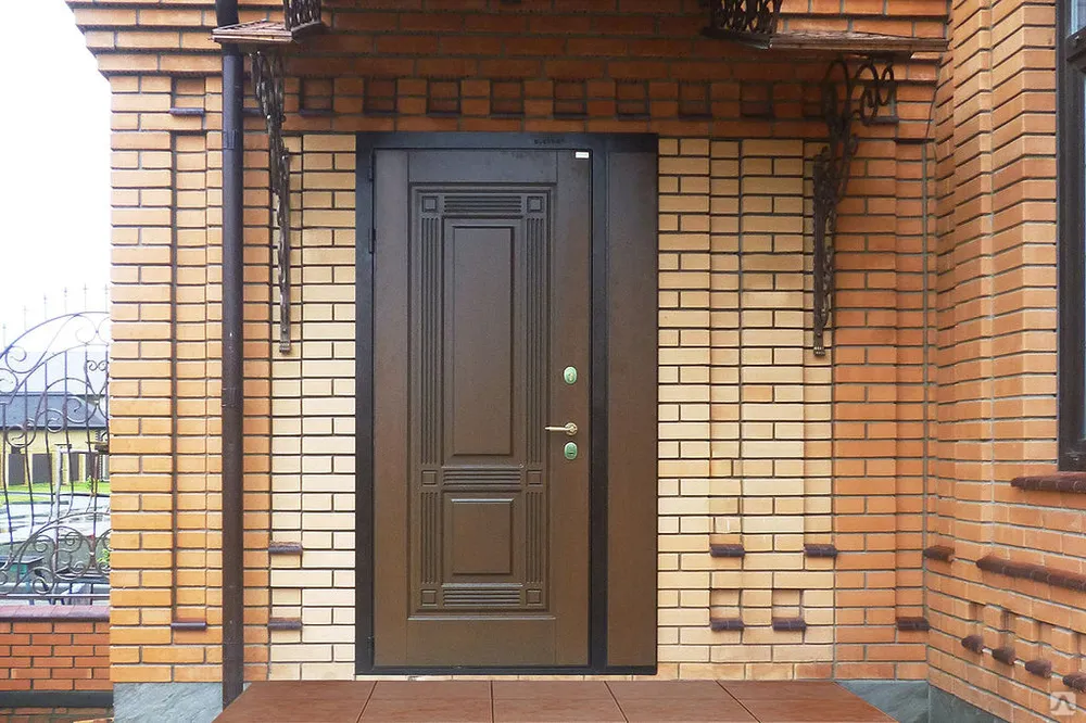 Элитные входные металлические двери в жилой дом